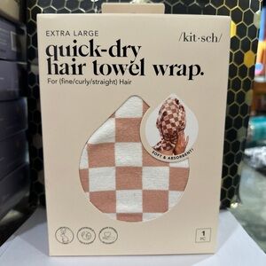 Kitsch hair dry towel wrap